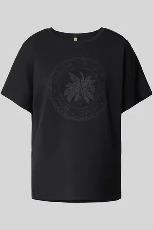 soyaconcept Sweatshirt mit Label-Print Modell 