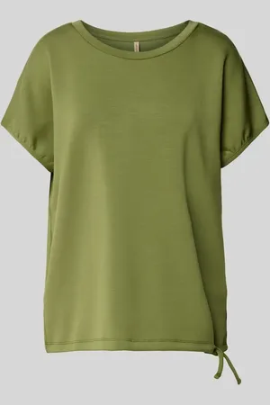 soyaconcept Sweatshirt mit geripptem Rundhalsausschnitt Modell 