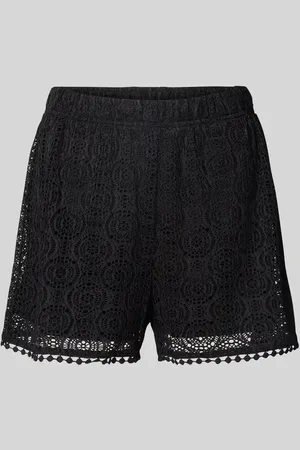 VERO MODA Regular Fit Shorts mit Ausbrenner-Effekt Modell 