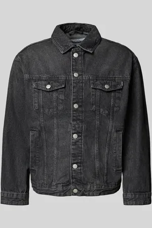 Review Jeansjacke mit Leistentaschen in , Größe L