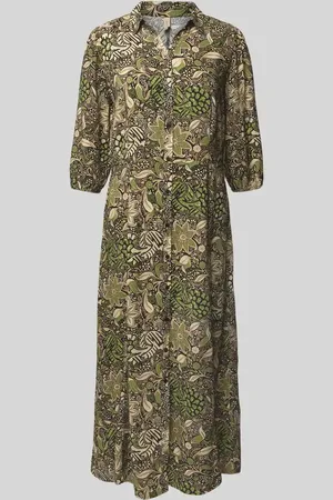 soyaconcept Hemdblusenkleid aus Viskose mit Knopfleiste in , Größe L