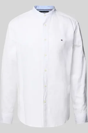 Tommy Hilfiger Regular Fit Freizeithemd aus Baumwoll-Leinen-Mix in , Größe L