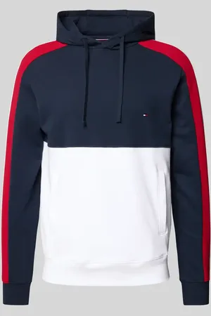Tommy Hilfiger Regular Fit Hoodie aus reiner Baumwolle in , Größe L