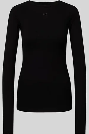 Karo Kauer Longsleeve mit Label-Stitching in , Größe XS