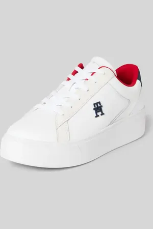 Tommy Hilfiger Ledersneaker mit Plateausohle Modell 