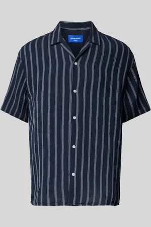 JACK & JONES Relaxed Fit Freizeithemd mit Umlegekragen in , Größe L