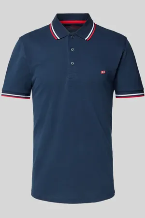 Christian Berg Poloshirt mit Label-Stitching in , Größe 3XL