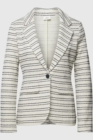QS by s.Oliver Blazer mit Streifenmuster in , Größe 46