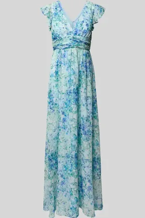 Jake*s Maxikleid mit Volants und Taillenband in , Größe 32