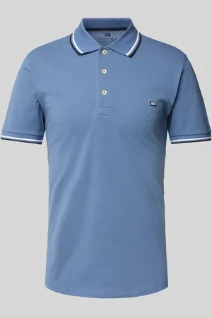 Christian Berg Poloshirt mit Label-Stitching in , Größe 3XL