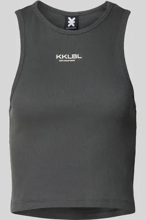 Karo Kauer Tanktop in Ripp-Optik in , Größe XL