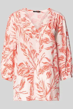 Comma, Blusenshirt mit V-Ausschnitt in , Größe 34