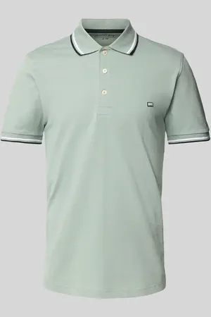 Christian Berg Poloshirt mit Label-Stitching in , Größe 3XL