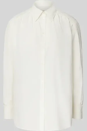 HUGO BOSS Relaxed Fit Bluse mit Kentkragen Modell 