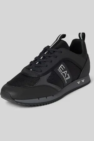 EA7 Sneaker mit Label-Print Modell 