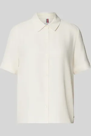 Tommy Hilfiger Relaxed Fit Bluse mit kurzem Arm in , Größe 38