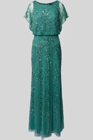 Adrianna Papell Abendkleid mit Perlen und Pailletten in , Größe 36