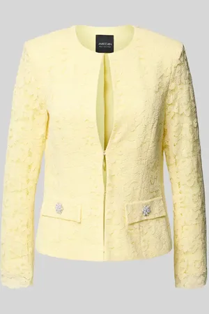 Marc Cain Slim Fit Blazer aus Spitze mit Hakenverschluss in , Größe 34