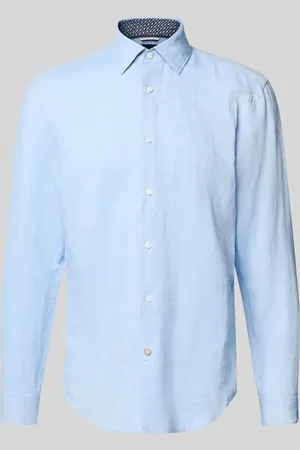 HUGO BOSS Casual Fit Business-Hemd mit Knopfleiste in , Größe 38