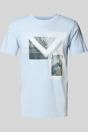 TOM TAILOR Regular Fit T-Shirt aus reiner Baumwolle in , Größe L
