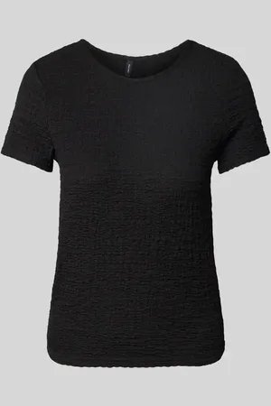 VERO MODA Regular Fit T-Shirt in Crinkle-Optik Modell 
