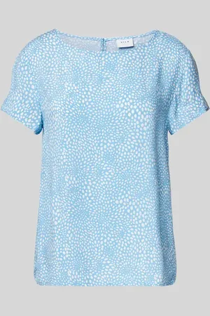 VILA Regular Fit Blusenshirt aus Viskose mit Rundhalsausschnitt in , Größe 34