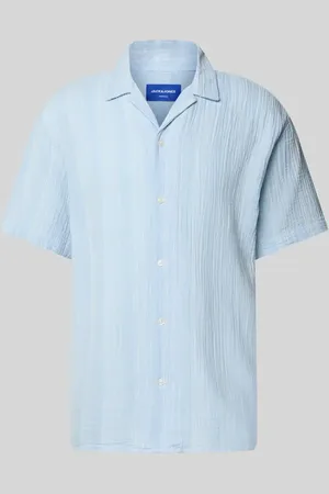 JACK & JONES Relaxed Fit Freizeithemd mit Umlegekragen in , Größe L