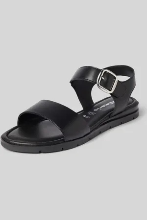 Tamaris Sandalette aus Leder mit Klettverschluss in , Größe 36