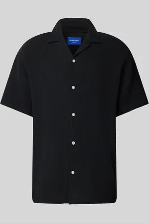 JACK & JONES Relaxed Fit Freizeithemd mit Umlegekragen in , Größe L