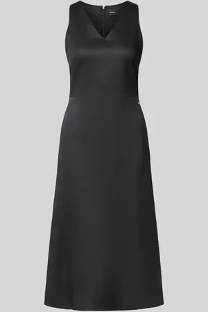 HUGO BOSS Midikleid mit V-Ausschnitt Modell 