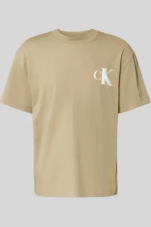 Calvin Klein T-Shirt mit Label-Print und Rundhalsausschnitt in , Größe L