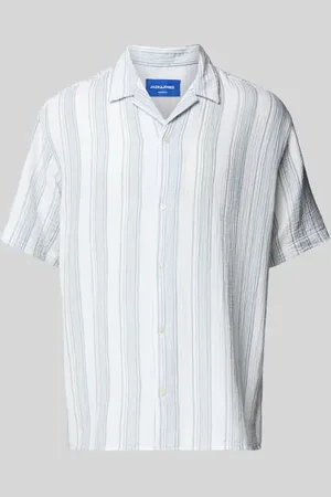 JACK & JONES Relaxed Fit Freizeithemd mit Umlegekragen in , Größe L