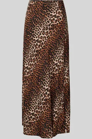 Pieces® Ausgestellter Midi-Rock mit Allover-Muster Modell 