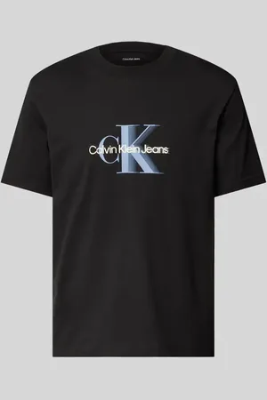 Calvin Klein T-Shirt mit Label-Print und Rundhalsausschnitt in , Größe L