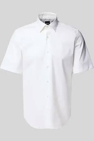 HUGO BOSS Regular Fit Business-Hemd mit 1/2-Arm Modell 