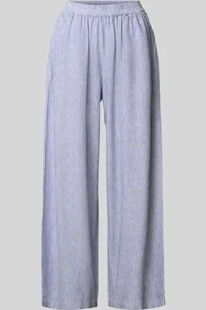 HUGO BOSS Stoffhose aus Leinen-Viskose-Mix mit elastischem Bund in , Größe 34