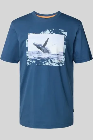 HUGO BOSS T-Shirt mit Motiv-Print in , Größe L