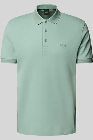 HUGO BOSS Regular Fit Poloshirt mit Label-Stitching Modell 