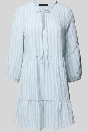VERO MODA Tailliertes Midikleid aus reiner Baumwolle Modell 