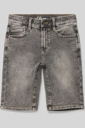 QS by s.Oliver Slim Fit Jeansshorts aus Baumwoll-Mix in , Größe 146