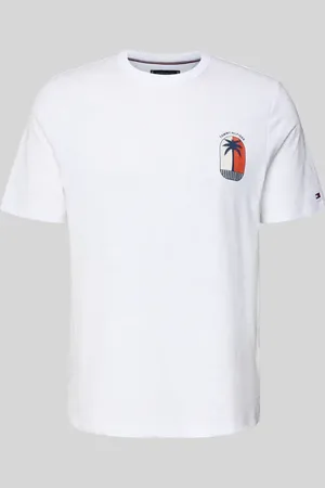 Tommy Hilfiger Regular Fit T-Shirt aus reiner Baumwolle in , Größe L