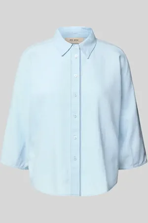Mos Mosh Regular Fit Bluse in Denim-Optik Modell 