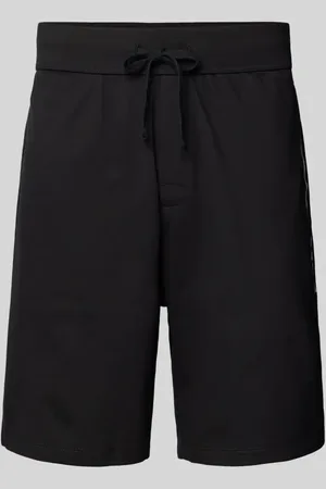 HUGO BOSS Sweatshorts mit Label-Detail Modell 