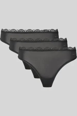 Calvin Klein String mit Label-Print in , Größe L