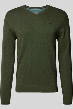 TOM TAILOR Regular Fit Strickpullover mit V-Ausschnitt in , Größe XL
