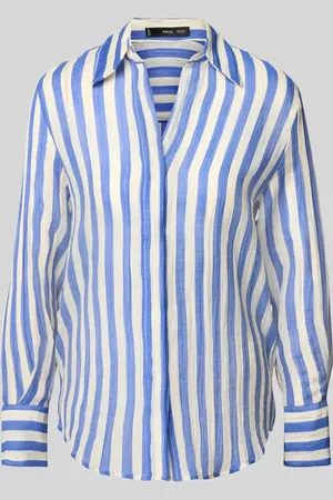 MANGO Regular Fit Bluse mit Umlegekragen Modell 