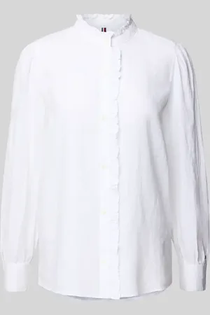 Tommy Hilfiger Relaxed Fit Bluse aus reinem Leinen in , Größe 34