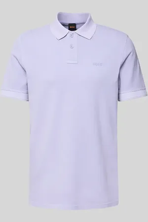 HUGO BOSS Poloshirt mit Label-Print in , Größe L