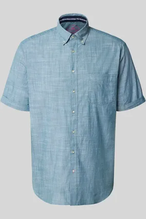 Christian Berg Regular Fit Freizeithemd mit Button-Down-Kragen in , Größe 3XL