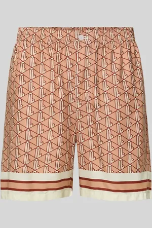 Lacoste Straight Leg Shorts mit elastischem Bund in , Größe L